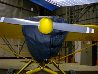 Piper Cub thermo cowling cover blanket
