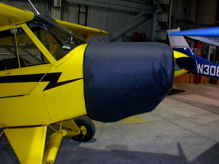 Piper Cub thermo cowling cover blanket