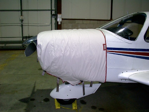 Piper PA 28 thermo cowling cover